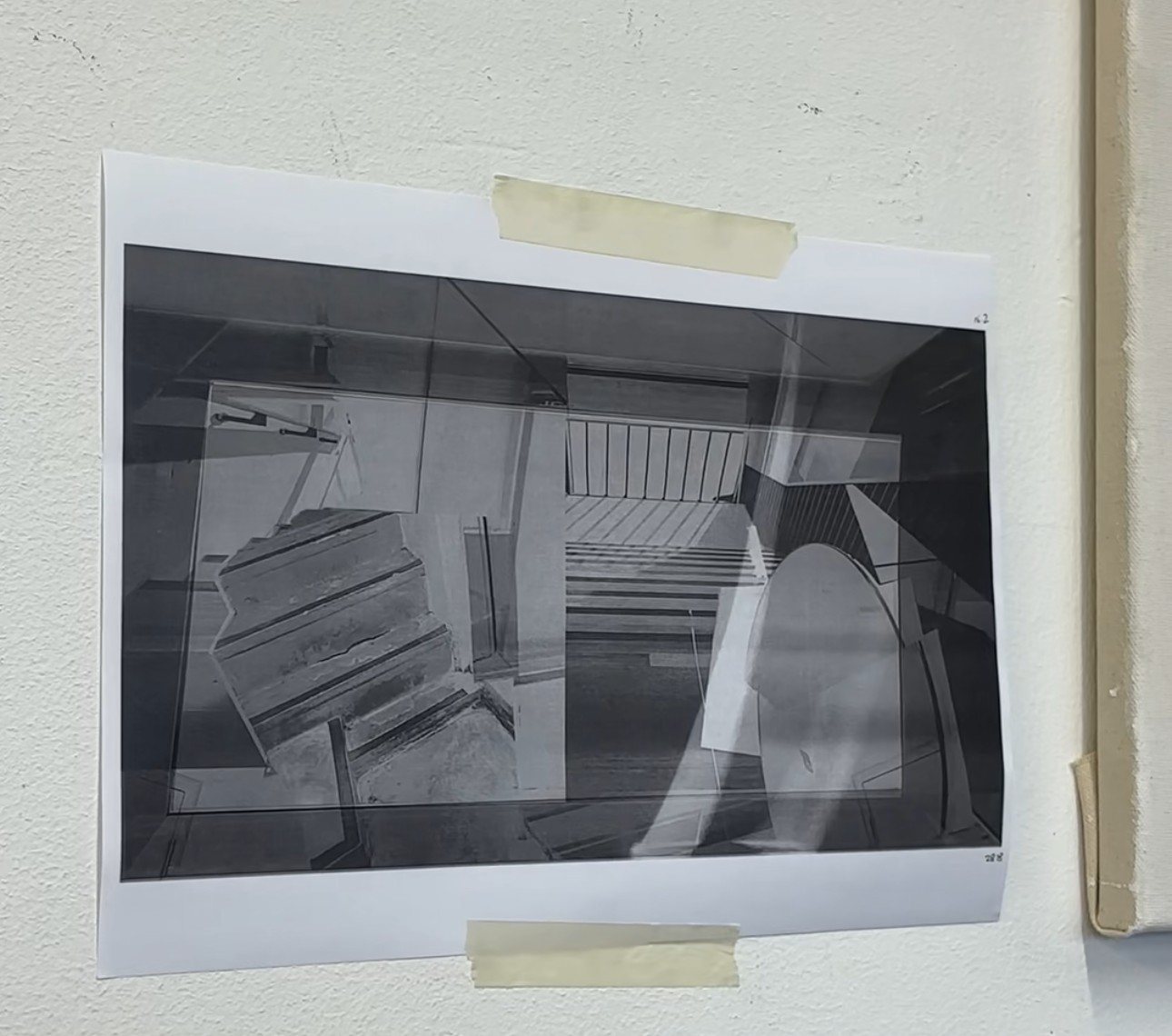 Hongil Yoon, collage study