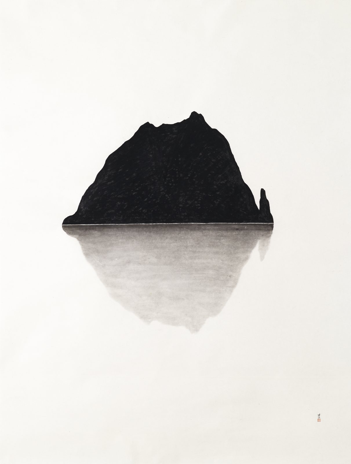 Park Kyoung Mug, Still Black Golden Rock 0502, 2022