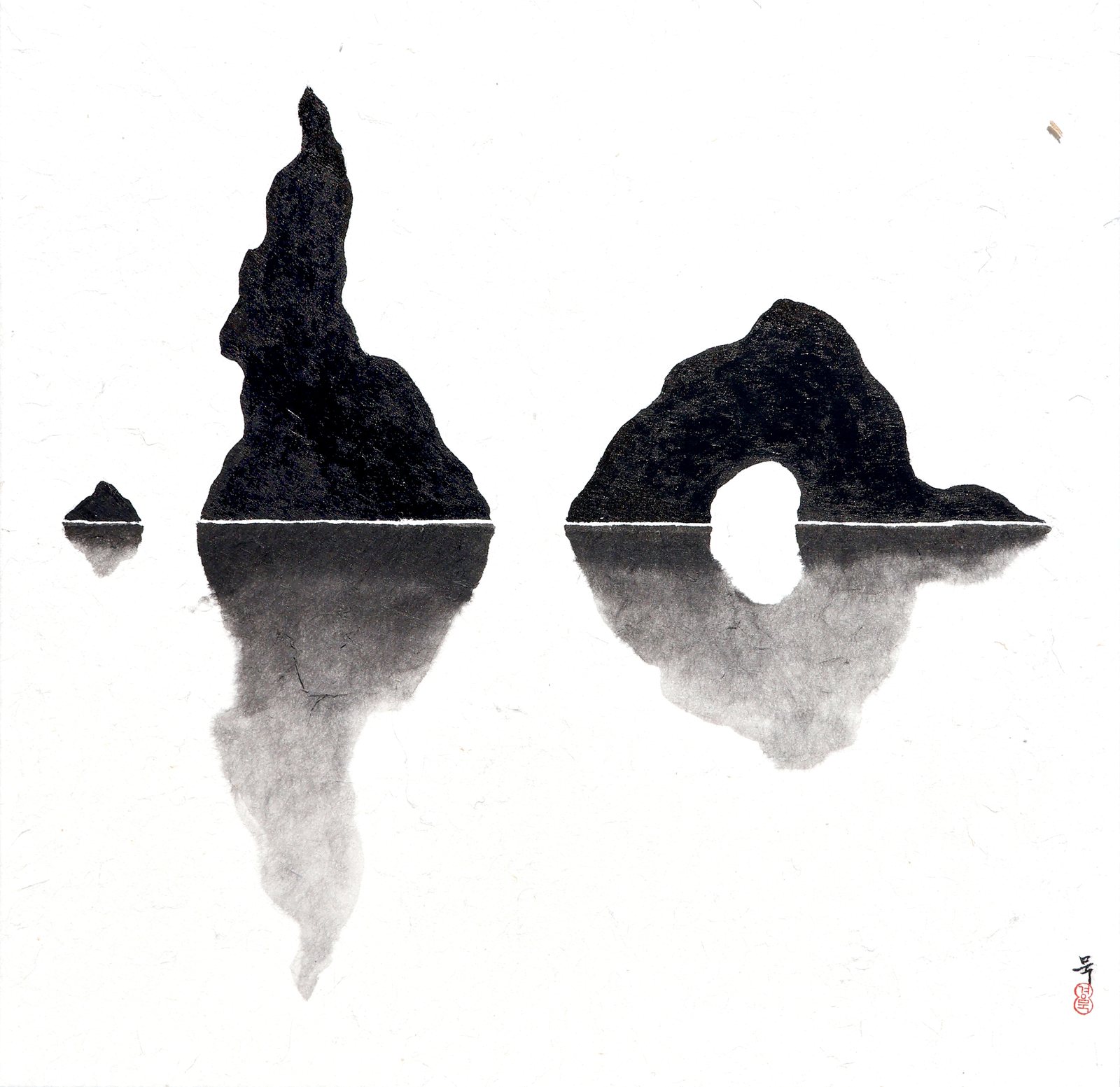 Park Kyoung Mug, Still Breath-Rock 0110, 2025